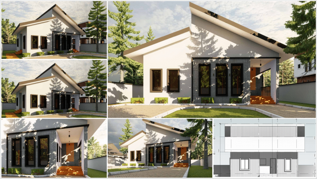 Bungalow Design Collage