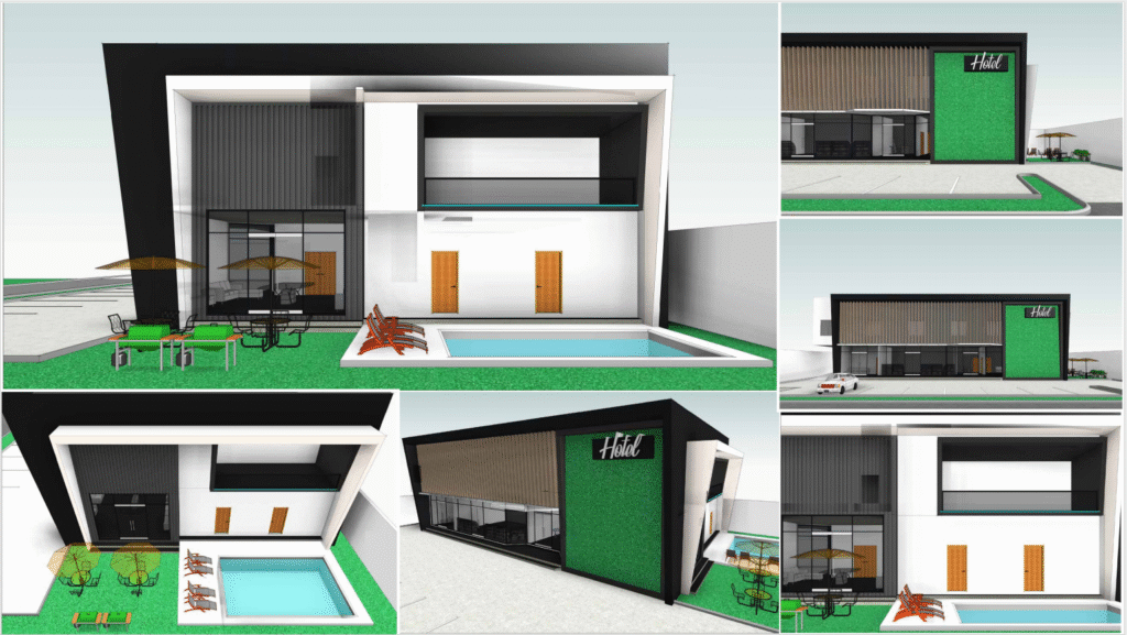 Hotel Design Collage