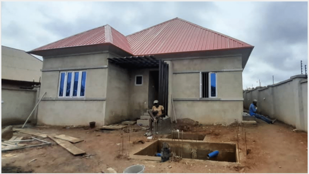 Unpainted House