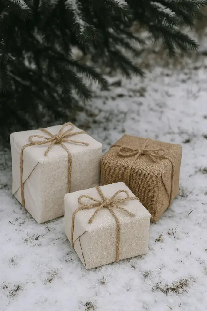 Eco-Wrapped Outdoor Presents with Sustainable Materials
