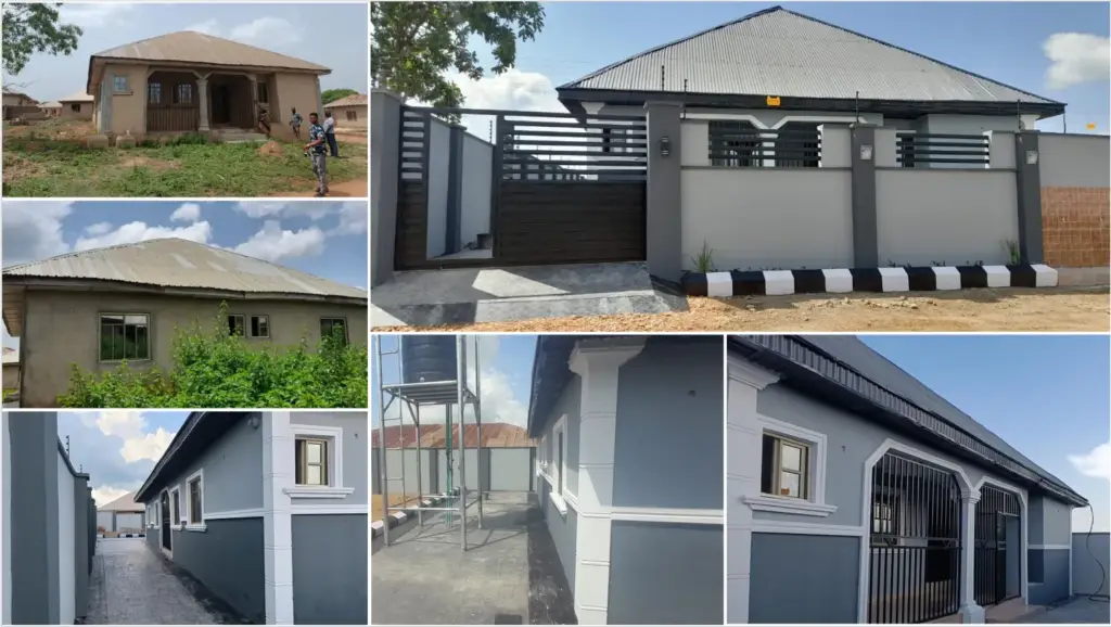 Modern Nigerian bungalow design
