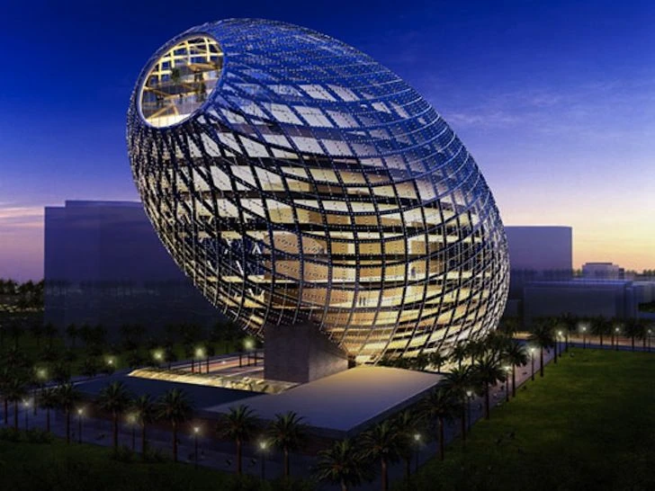 Easter Eggs inspired London City Hall
